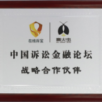 中國訴訟金融論壇戰(zhàn)略合作伙伴